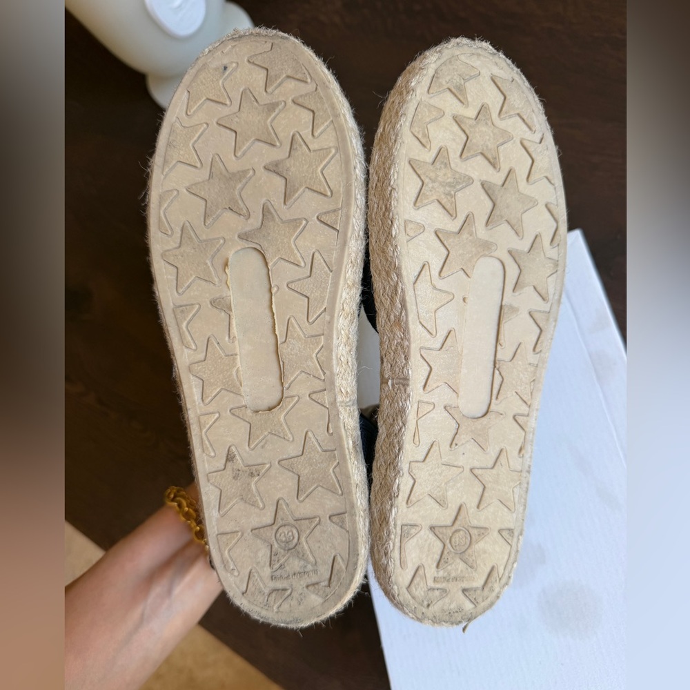 Elephantito Navy Canvas Mary Jane Espadrille Moccasins - Picture 4 of 4